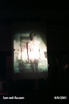 Projektion von Marion Mielke.